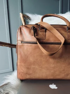 VIAMAJA Laptop Cognac London Discount