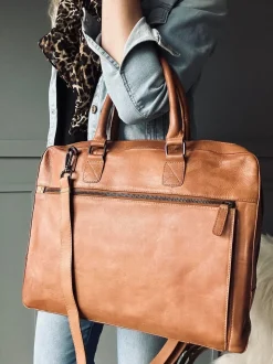 VIAMAJA Laptop Cognac London Discount