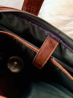 VIAMAJA Laptop Taske MELLO - Cognac skind