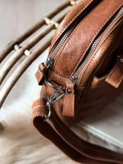 VIAMAJA Laptop Taske MELLO - Cognac skind