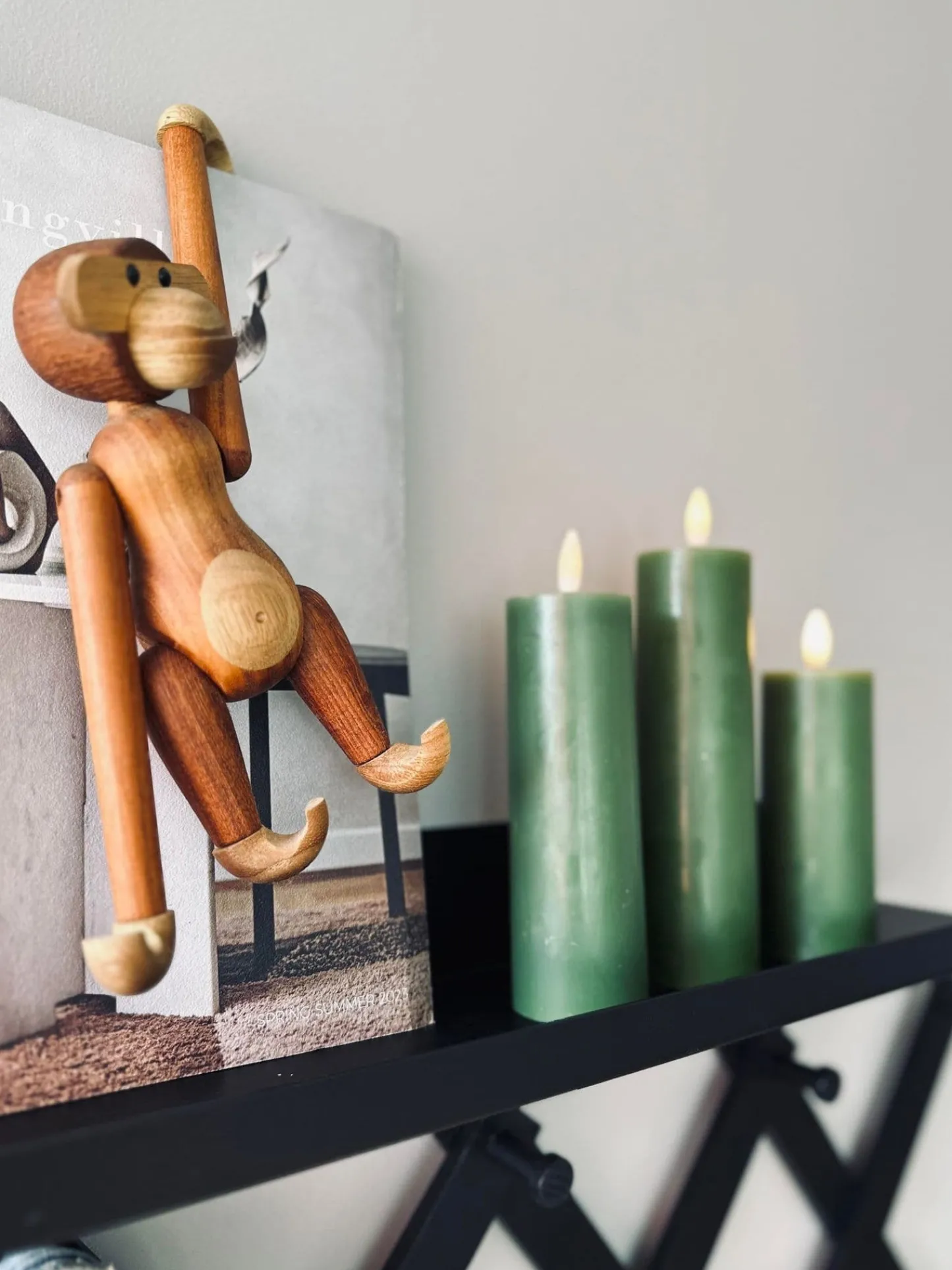 VIAMAJA LED Bloklys / Oliven 3 stk. Lys – Inkl. fjernbetjening Clearance