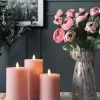 VIAMAJA LED Bloklys / Rosa – 3 stk bloklys Hot