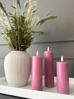VIAMAJA LED Bloklys / VIOLET 3 stk – Inkl. fjernbetjening Best