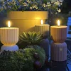 VIAMAJA LED Bloklys Beige timeglas - Udendørs Outlet
