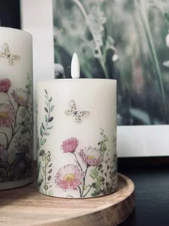 VIAMAJA LED bloklys FLORA – Sæt med 3 stk og fjernbetjening Online