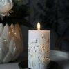 VIAMAJA LED Bloklys Flower TWINKLE - 12,5cm Sale