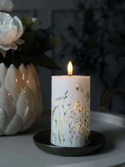 VIAMAJA LED Bloklys Flower TWINKLE - 12,5cm Sale