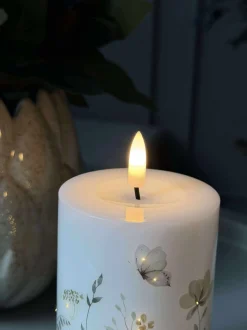 VIAMAJA LED Bloklys Flower TWINKLE - 12,5cm Sale