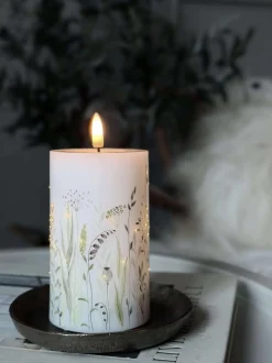 VIAMAJA LED Bloklys Flower TWINKLE - 12,5cm Sale