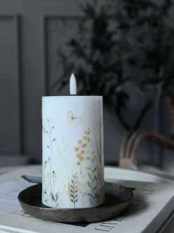 VIAMAJA LED Bloklys Flower TWINKLE - 12,5cm Sale