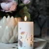 VIAMAJA LED Bloklys Flower TWINKLE - 12,5cm Online