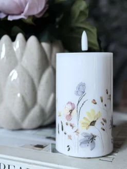 VIAMAJA LED Bloklys Flower TWINKLE - 12,5cm Online