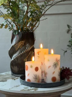 VIAMAJA LED bloklys FRUIT – Sæt m. 3 stk og fjernbetjening Outlet