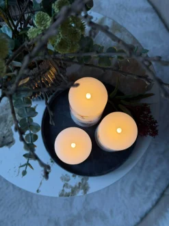 VIAMAJA LED bloklys FRUIT – Sæt m. 3 stk og fjernbetjening Outlet