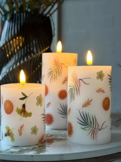 VIAMAJA LED bloklys FRUIT – Sæt m. 3 stk og fjernbetjening Outlet