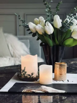 VIAMAJA LED Bloklys med timer Outlet