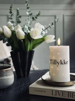 VIAMAJA LED Bloklys TWINKLE - Tillykke Outlet