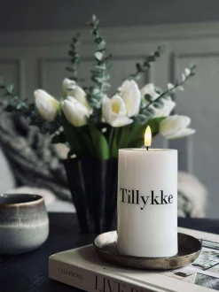 VIAMAJA LED Bloklys TWINKLE - Tillykke Outlet
