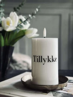 VIAMAJA LED Bloklys TWINKLE - Tillykke Outlet