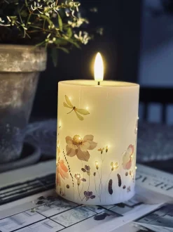VIAMAJA LED Bloklys Twinkle flora Outlet