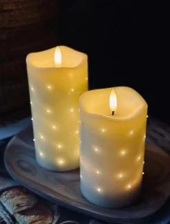 VIAMAJA LED Bloklys White TWINKLE - 12,5cm Best