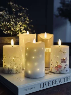 VIAMAJA LED Bloklys White TWINKLE - 12,5cm Best