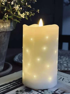 VIAMAJA LED Bloklys White TWINKLE - 12,5cm Best