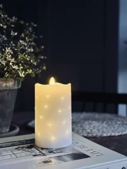 VIAMAJA LED Bloklys White TWINKLE - 12,5cm Best