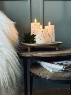 VIAMAJA LED bloklys WILD FLORA – Sæt m. 3 stk og fjernbetjening Online