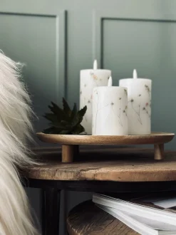 VIAMAJA LED bloklys WILD FLORA – Sæt m. 3 stk og fjernbetjening Online