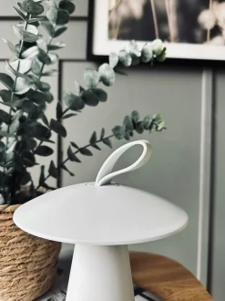 VIAMAJA LED Bordlampe genopladelig – Hvid - Virker inde og ude Sale