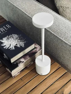 VIAMAJA LED bordlampe KELLY Hvid - genopladelig Online