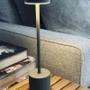 VIAMAJA LED bordlampe KELLY Taupe - genopladelig Online