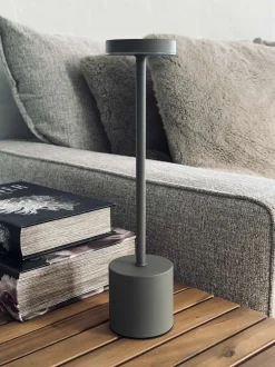 VIAMAJA LED bordlampe KELLY Taupe - genopladelig Online