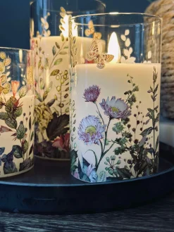 VIAMAJA LED FLORA Cylinder – Sæt med 3 stk og fjernbetjening Best