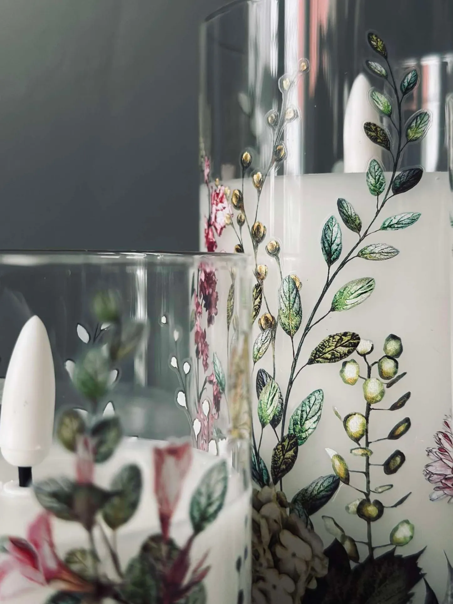 VIAMAJA LED FLORA Cylinder – Sæt med 3 stk og fjernbetjening Best