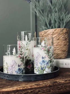 VIAMAJA LED FLORA Cylinder – Sæt med 3 stk og fjernbetjening Best