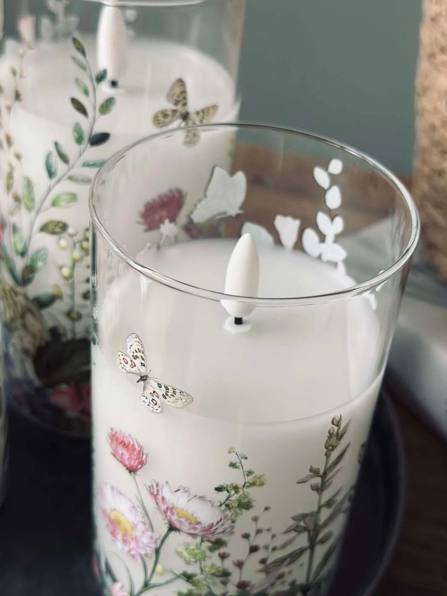 VIAMAJA LED FLORA Cylinder – Sæt med 3 stk og fjernbetjening Best