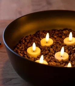 VIAMAJA LED fyrfadslys 8 stk + Fjernbetjening med timer Discount