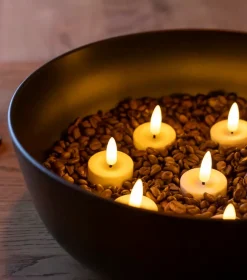 VIAMAJA LED fyrfadslys Voks 4 stk Outlet