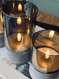 VIAMAJA LED GREY Cylinder Sæt med 3 stk - Godkendt til Inde Best