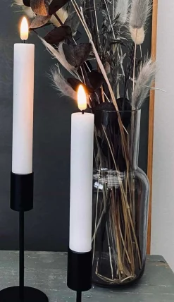 VIAMAJA LED Kronelys 2 stk Hvid – 18cm New