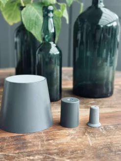 VIAMAJA LED lampe til vinflaske - Grå MIX