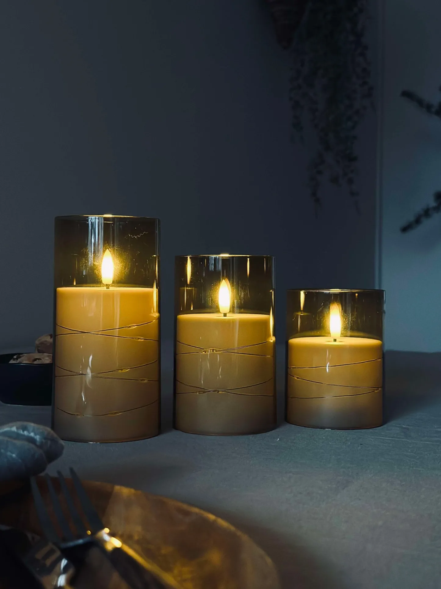VIAMAJA LED Lys ALMA 3 stk m. fjernbetjening Sale