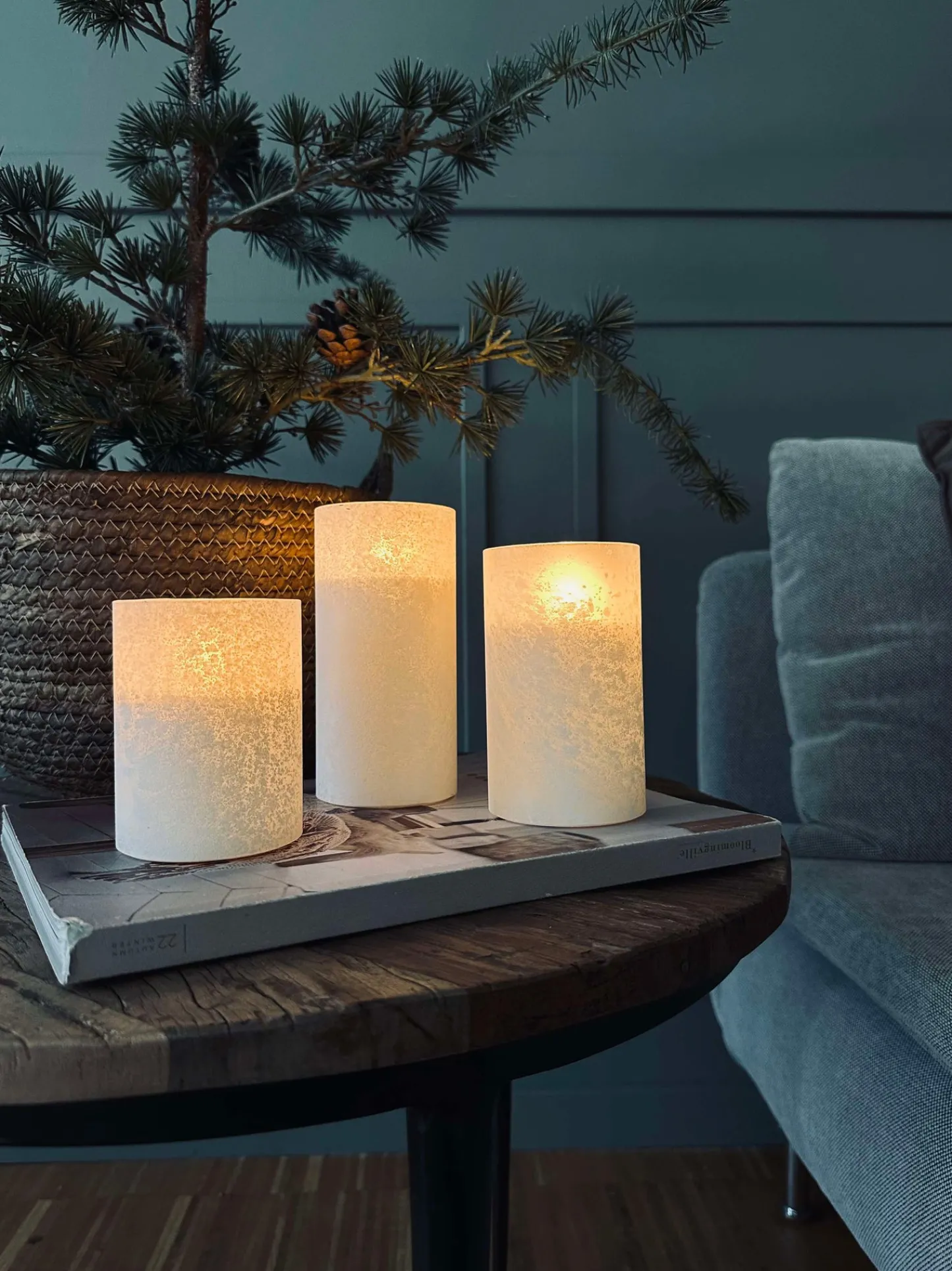 VIAMAJA LED Lys FROZEN - Hvid 3 stk Sale