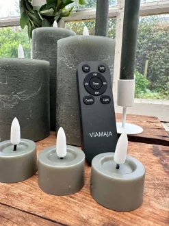 VIAMAJA LED Lys pakke med 9 LED lys - grå/grøn Online