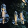 VIAMAJA LED Lyskæde med solceller - Udendørs med 10 pære Online