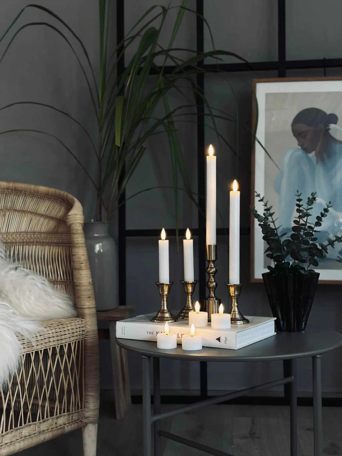 VIAMAJA LED Lyspakke med 8 dele - Hvid