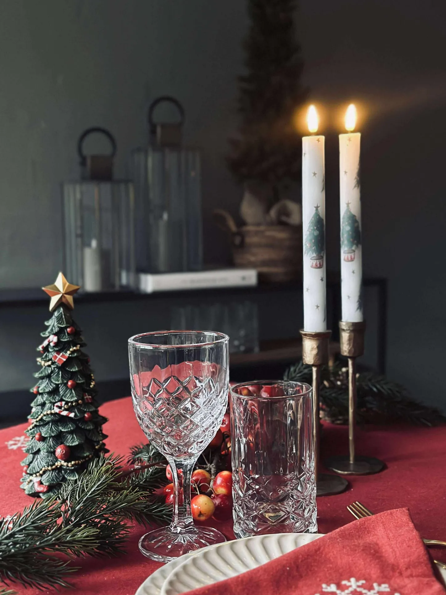 VIAMAJA LED Stagelys 2 stk - Julemotiv Outlet