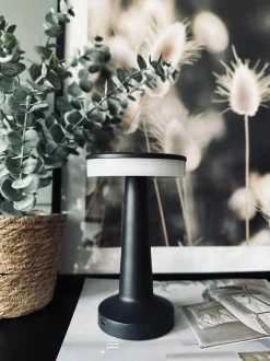 VIAMAJA LED Touch Bordlampe genopladelig - Sort New